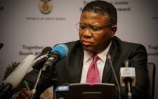 Sports Minister Fikile Mbalula fields questions about Fifa at Parliament. Picture: Thomas Holder/EWN.
