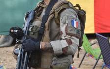 A French soldier on patrol on 9 September 2021. Picture: AFP