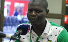 Former ANC youth league leader Ronald Lamola speaks to Radio 702 at the ANC national conference in Nasrec on 17 December 2017. Picture: Radio 702