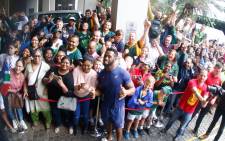 Springbok captain Siya Kolisi with fans in Durban during the side's victory tour on 8 November 2019. Picture: @Springboks/Twitter