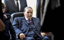 In this file photo taken on November 23, 2017, Algerian President Abdelaziz Bouteflika is seen while voting at a polling station in the capital Algiers during polls for local elections. Picture: AFP.