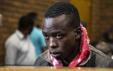 Ernest Mabaso appeared in the Lenasia Magistrates Court on 5 November 2018 for allegedly killing seven people in Vlakfontein. Picture: Abigail Javier/EWN
