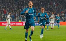 Real Madrid forward Cristiano Ronaldo celebrates a goal. Picture: @realmadriden/Twitter