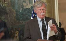White House national security adviser John Bolton. Picture: AFP