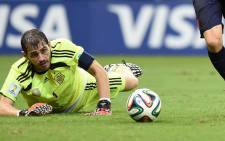 Spanish goalkeeper Iker Casillas. Picture: AFP
