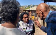 ANC deputy secretary Jessie Duarte speaks to Riverlea residents during a visit as part of the party’s election campaigning on 1 May 2019. Picture: @MYANC/Twitter.