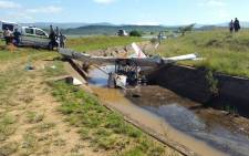 The plane apparently started losing altitude between Barberton and Badplaas and the pilot was forced to land. Picture: ER24