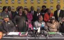 The Gauteng ANC’s provincial executive committee unveiled its full list of mayoral candidates for the province. Picture: Kgothatso Mogale/EWN