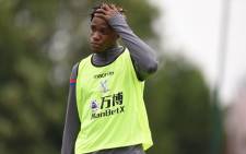 Crystal Palace winger Wilfried Zaha has been ruled out for four weeks due to a knee injury. Picture: Twitter/@wilfriedzaha.
