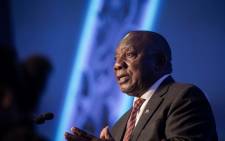 President Cyril Ramaphosa at the ROC election results announcement on Thursday, 4 November 2021. Picture: Boikutsho Ntsoko/Eyewitness News.