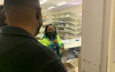 Health MEC Nomafrench Mbombo conducted an oversight inspection at the Bishop Lavis clinic on 15 June 2022 after it was forced to shut due to flooding the day before. Picture: Lauren Isaacs/Eyewitness News