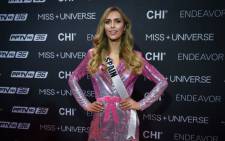 Angela Ponce of Spain poses during an interview with journalists at a media event of 2018 Miss Universe pageant in Bangkok on 14 December 2018. Picture: AFP.