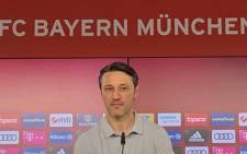 Current Bayern Munich head coach, Niko Kovac, was in charge of Eintracht Frankfurt from 2016-2018. Picture : @FCBayernEN/Twitter.