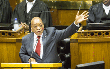 FILE: President Jacob Zuma responding to the Sona 2015 debate. Picture: Thomas Holder/EWN.