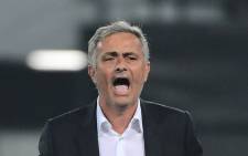 Manchester United manager Jose Mourinho reacts during the UEFA Europa League football match between Feyenoord Rotterdam and Manchester United at the Feyenoord Stadium in Rotterdam on 15 September, 2016. Picture: AFP