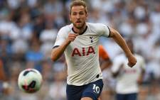 TFILE: ottenham Hotspur's English striker Harry Kane chases the ball during the English Premier League football match between Tottenham Hotspur and Newcastle United at Tottenham Hotspur Stadium in London, on 25 August 2019. Picture: AFP