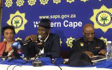 Police Minister Bheki Cele met with taxi associations on 24 June 2018, following deadly taxi violence in Cape Town. Picture: Kaylynn Palm/EWN