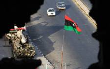 A street in Tripoli seen from a building which was bombed during the Arab Spring attacks. Picture: Supplied
