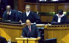FILE: President Jacob Zuma responding to questions in the National Assembly in Parliament. Picture: GCIS.