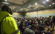 The Rustenburg Civic Center is packed as residents wait to make their land submissions to Parliament's constitutional review committee. Picture: Kayleen Morgan/EWN