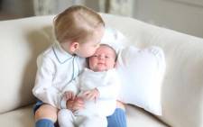 The first official photograph of Princess Charlotte with her older brother Prince George were released by Kensington Palace on 6 June, 2015. The photos were taken by the Duchess of Cambridge. Picture: HRH The Duchess of Cambridge.