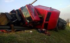 Police suspect a truck driver lost control of his vehicle before it overturned on the N2 near Riversdale.