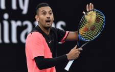 FILE: Australia's Nick Kyrgios at the Australian Open. Picture: AFP
