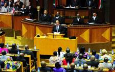 President Jacob Zuma delivers his State of the Nation Address in Parliament on 14 Febryary 2013. Picture: GCIS/RSA Parliament