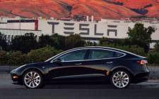 FILE: Tesla Inc’s Model 3 sedan. Picture:  @Tesla/Twitter.