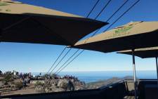 Launch of the first Wi-Fi lounge on top of Table Mountain on 16 April, 2016. Picture: Twitter @TableMountainCa.