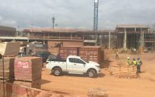 Construction still underway for the Nelson Mandela Children's Hospital in Parktown on 22 April 2015. Picture: Thando Kubheka/EWN.