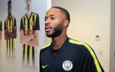 Manchester City forward Raheem Sterling. Picture: @ManCity/Twitter.