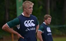Pieter-Steph du Toit attends his first Springbok training session in Cape Town on 15 April 2013. Picture: Aletta Gardner/EWN