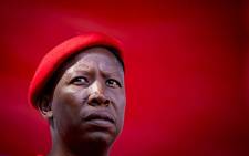 FILE: EFF leader Julius Malema at the Sankopano Alexandra Stadium for the red berets' May Day rally. Picture: Sethembiso Zulu/EWN.