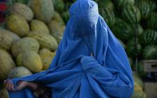 An Afghan woman wearing the burqa. Picture: AFP