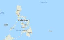 A screengrab of a map showing the central Philippine islands. Picture: Google Maps.

