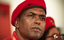 Former party secretary general Godrich Gardee presented the EFF's organisational report to the 2nd national assembly on Saturday night.