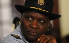 National police commissioner Riah Phiyega speaks at the release of the 2013/2014 annual crime statistics in Pretoria on 19 September 2014. Picture: Sapa.