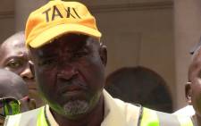 Metered taxi drivers are facing stiff competition from Uber, and are demanding that the cab hailing service be shut down. Picture: Vumani Mkhize/EWN. 