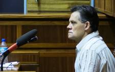 Conway Brown, a key state witness in the Betty Ketani murder trial, testifies in the Palm Ridge Magistrates Court. Picture: Christa van der Walt/EWN.