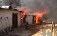 FILE: In the latest incident, one person died after she was trapped in her burning structure in Strand this morning. Picture: Reinart Toerien/EWN.
