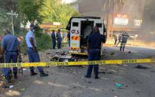 Police shot and killed four alleged cash-in-transit robbers in Katlehong, on the East Rand, on 22 January 20021. Picture: SAPS.
