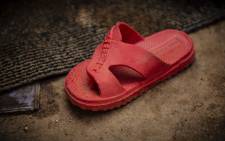 FILE: A sandal of one of the victims who was killed in their home in Vlakfontein. Picture: Abigail Javier/EWN.