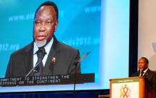 Deputy President Kgalema Motlanthe speaks at the XIX International Aids Conference in Washington DC. Picture: GCIS.