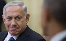 FILE. Israeli Prime Minister Benjamin Netanyahu (L). Picture: AFP.