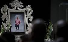 FILE: A framed picture of the late  Akhumzi Jezile seen at the Rhema Bible Church in Randburg on 3 May 2018. Picture: Sethembiso Zulu/EWN.