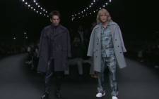 A screengrab: Paris Fashion Week welcomed two really, really, ridiculously good looking additions, as Ben Stiller and Owen Wilson reprised their 'Zoolander' male model characters to strut the Maison Valentino runway ahead of the hit comedy’s sequel.