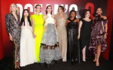 The cast of 'Oceans 8' at the New York premiere on 5 June 2018. Picture: @oceans8movie/Twitter