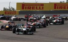 Formula One drivers will battle it out on the track in Spain this weekend. Picture: Facebook.