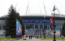 Saint Petersburg Stadium in Russia on 11 June 2018 ahead of the start of the 2018 Fifa World Cup. Picture: Reuters
